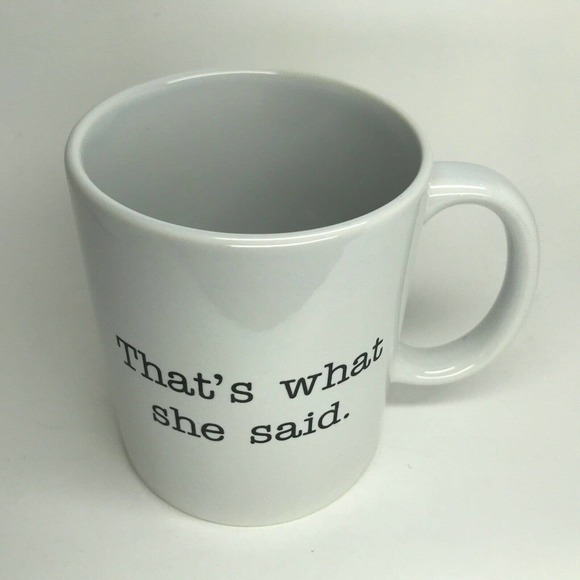 Michael Scott Coffee Mug - The Office TV Show - That's What She Said Gift - Picture 2 of 5